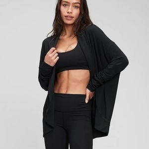 Gap LENZING™ Modal GapFit Wrap-Front Cardigan, sz Large